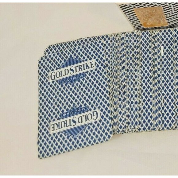 BEE-Club Special Playing Cards #92  GOLD STRIKE CASINO RESORT Blue Cambric - Picture 5 of 11